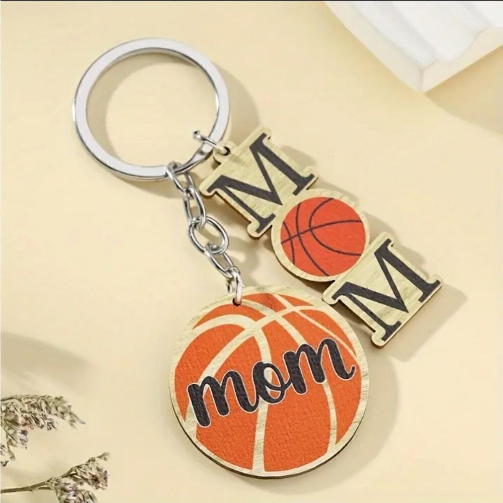 3 for 26$ Basketball Mom Key Chain keychain